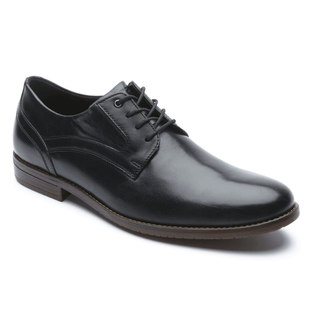 ロック ポート ビジネス シューズ メンズ 黒 - Style Purpose 3 Plain Toe - XJY903582